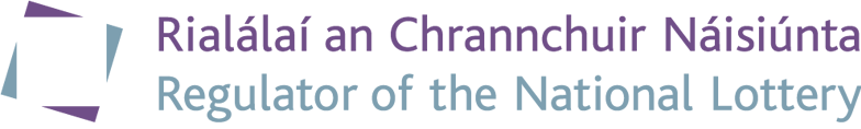 Regulator of the National Lottery logo